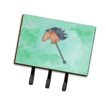 Jensendistributionservices Stick Horse Watercolor Leash or Key Holder MI1712564